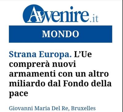 Rassegna stampa settimanale 6 – 12 Marzo 2023